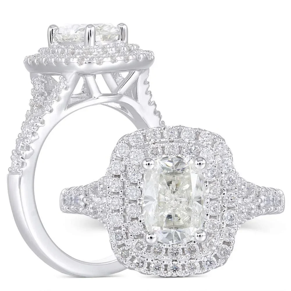 Halo Diamond Engagement Ring